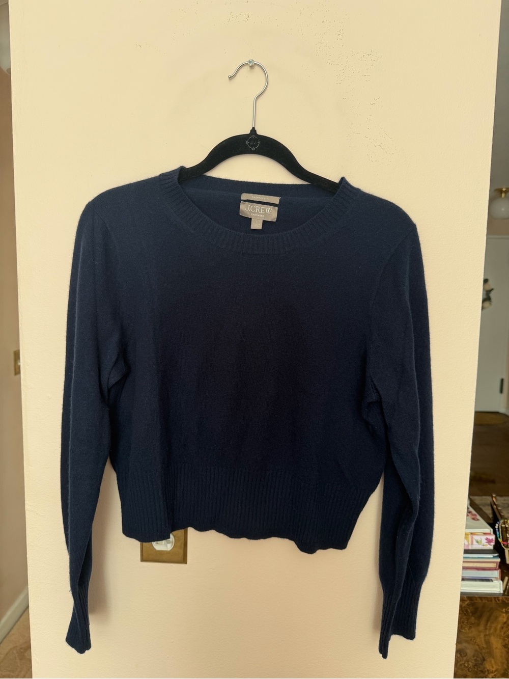 J. Crew Cashmere Cropped Sweater